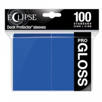 Ultra Pro Eclipse Kartenhüllen - Standardgröße Gloss (100) - Pazifikblau 