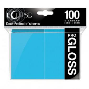 Ultra Pro Eclipse Kartenhüllen - Standardgröße Gloss (100) - Himmelblau 