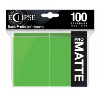 Ultra Pro Eclipse Kartenhüllen - Standardgröße Matte (100) - Hellgrün 