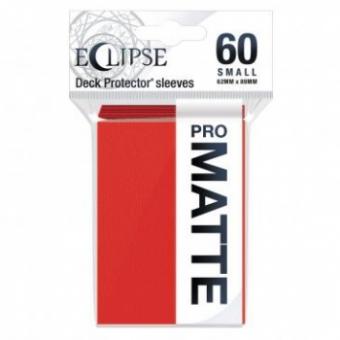 Ultra Pro Eclipse Card Sleeves - Japanese Size Matte (60) - Apple Red 