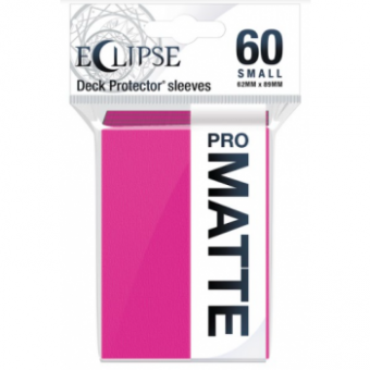 Ultra Pro Eclipse Card Sleeves - Japanese Size Matte (60) - Hot Pink 
