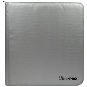 Ultra Pro Binder - 12-Pocket Zipper - Silver 