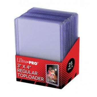 Ultra Pro Regular Toploader (25) - Transparent 