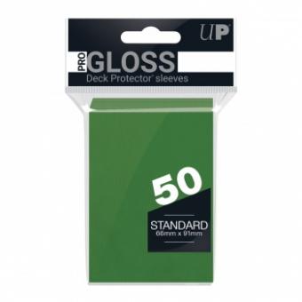 Ultra Pro Card Sleeves - Standard Size Gloss (50) - Green 