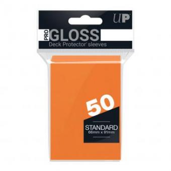 Ultra Pro Card Sleeves - Standard Size Gloss (50) - Orange 