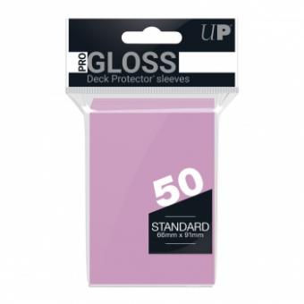Ultra Pro Card Sleeves - Standard Size Gloss (50) - Pink 