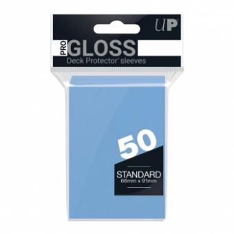 Ultra Pro Kartenhüllen - Standardgröße Gloss (50) - Hellblau 