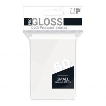 Ultra Pro Card Sleeves - Japanese Size Gloss (60) - White 