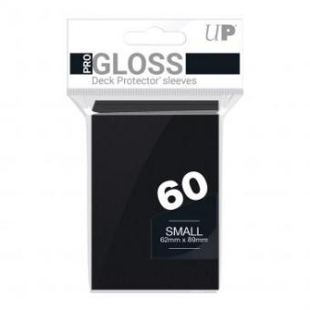 Ultra Pro Card Sleeves - Japanese Size Gloss (60) - Black 