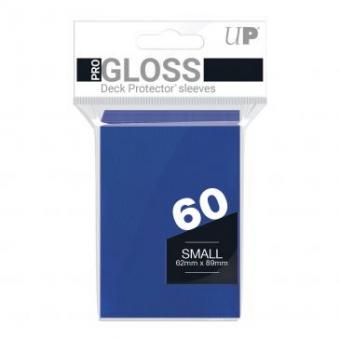 Ultra Pro Kartenhüllen - Japanische Größe Gloss (60) - Blau 