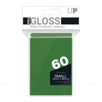 Ultra Pro Kartenhüllen - Japanische Größe Gloss (60) - Grün 