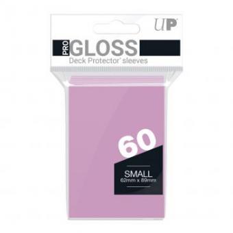Ultra Pro Kartenhüllen - Japanische Größe Gloss (60) - Rosa 