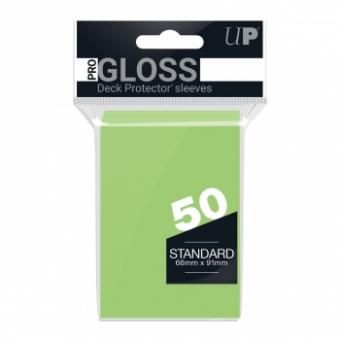 Ultra Pro Kartenhüllen - Standardgröße Gloss (50) - Hellgrün 