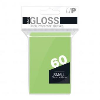 Ultra Pro Card Sleeves - Japanese Size Gloss (60) - Lime Green 