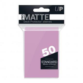 Ultra Pro Card Sleeves - Standard Size Matte (50) - Pink 