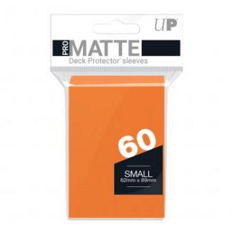 Ultra Pro Kartenhüllen - Japanische Größe Matte (60) - Orange 