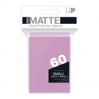 Ultra Pro Kartenhüllen - Japanische Größe Matte (60) - Rosa 
