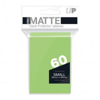 Ultra Pro Kartenhüllen - Japanische Größe Matte (60) - Hellgrün 