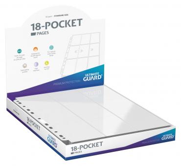 Ultimate Guard Binder - 18-Pocket Pages (50) - White 