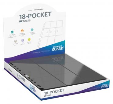 Ultimate Guard Binder - 18-Pocket Pages (50) - Grey 