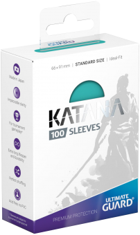 Ultimate Guard Katana Card Sleeves - Standard Size (100) - Turquoise 