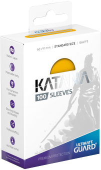 Ultimate Guard Katana Card Sleeves - Standard Size (100) - Yellow 