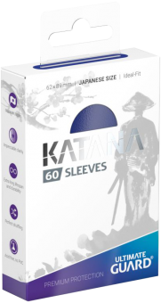 Ultimate Guard Katana Kartenhüllen - Japanische Größe (60) - Blau 