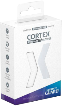 Ultimate Guard Cortex Card Sleeves - Standard Size (100) - Matte White 