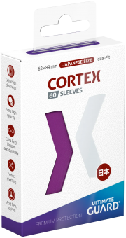 Ultimate Guard Cortex Card Sleeves - Japanese Size (60) - Glossy Purple 