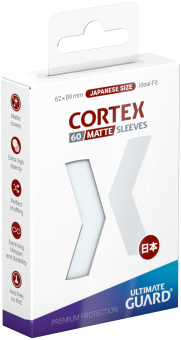 Ultimate Guard Cortex Card Sleeves - Japanese Size (60) - Matte Clear 