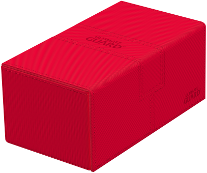 Ultimate Guard Box - Twin Flip'n'Tray 200+ XenoSkin - Monocolor Rot 