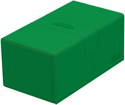 Ultimate Guard Box - Twin Flip'n'Tray 200+ XenoSkin - Monocolor Grün 