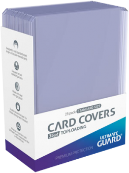 Ultimate Guard Card Covers - Top-Loading 35pt (25) - Transparent 