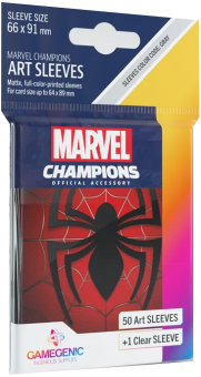 Gamegenic Artwork Kartenhüllen - Standardgröße (50) - Marvel Champions Art Spider-Man 