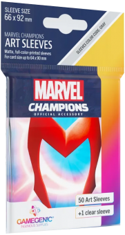 Gamegenic Artwork Kartenhüllen - Standardgröße (50) - Marvel Champions Art Scarlet Witch 