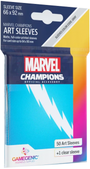 Gamegenic Artwork Kartenhüllen - Standardgröße (50) - Marvel Champions Art Quicksilver 