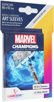 Gamegenic Artwork Kartenhüllen - Standardgröße (50) - Marvel Champions Art Thor 