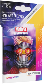Gamegenic Artwork Kartenhüllen - Standardgröße (50) - Marvel Champions Fine Art Star-Lord 