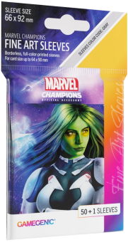 Gamegenic Artwork Card Sleeves - Standard Size (50) - Marvel Champions Fine Art Gamora 
