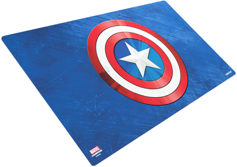 Gamegenic Artwork Spielmatte - Standardgröße (ca. 61x35 cm) - Marvel Champions Captain America 