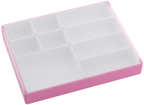 Gamegenic Advanced Box - Token Silo Convertible - Pink/White 