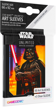Gamegenic Star Wars: Unlimited - Art Sleeves Standard Size (60+1) - Darth Vader 