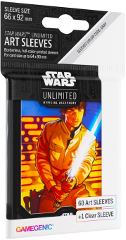 Gamegenic Star Wars: Unlimited - Art Sleeves Standardgröße (60+1) - Luke Skywalker 