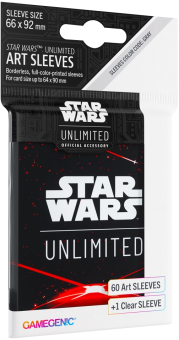 Gamegenic Star Wars: Unlimited - Art Sleeves Standardgröße (60+1) - Card Back Rot 