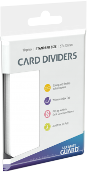 Ultimate Guard Card Dividers (10) - White 