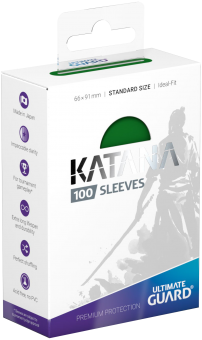 Ultimate Guard Katana Kartenhüllen - Standardgröße (100) - Grün 