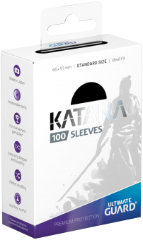 Ultimate Guard Katana Card Sleeves - Standard Size (100) - Black 