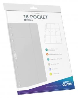 Ultimate Guard Binder - 18-Pocket Pages (10) - White 
