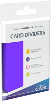 Ultimate Guard Card Dividers (10) - Purple 