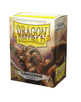 Dragon Shield Kartenhüllen - Standardgröße Classic (100) - Mandarinenorange 